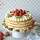 Peach and Strawberry Yogurt Cake / Gaivus jogurtinis tortas su persikais ir braškėmis